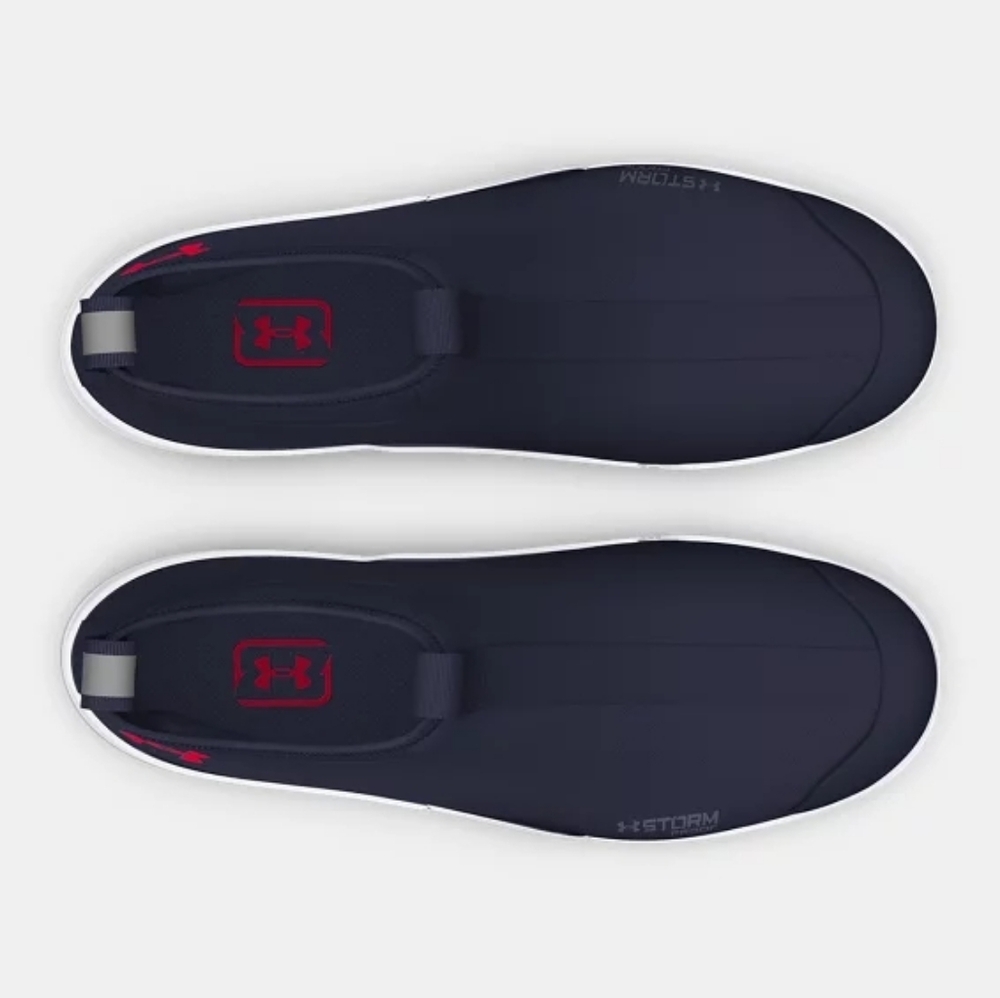 Under Armour Men's Navy and White Rain Boots - Picture 3 of 7